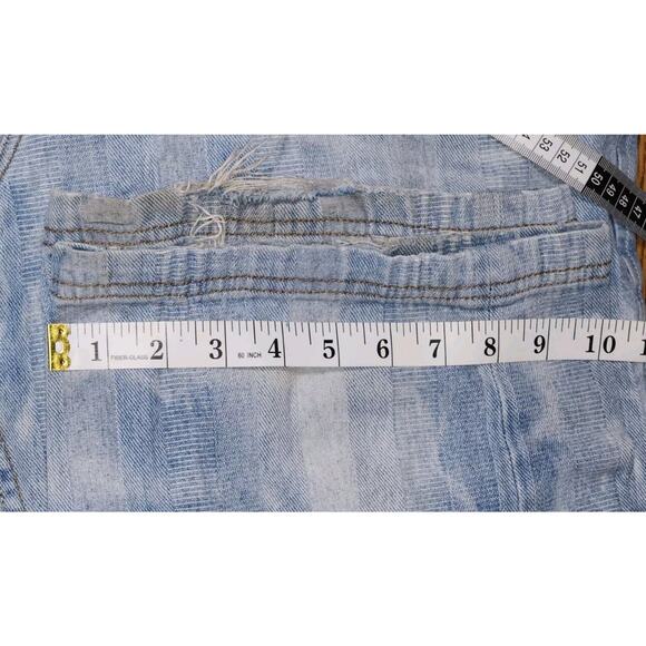 Vintage Pepe Jeans London 36x32 Baggy Distressed Hip Hop Wide Leg Street Rare! - Picture 8 of 11